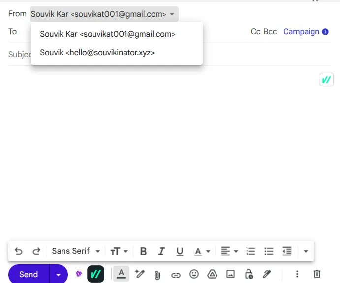 compose email